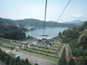 sun moon lake ropeway view from gondola1