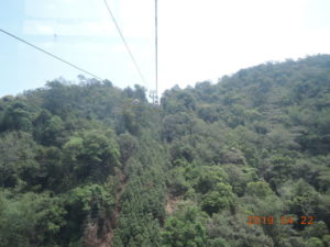 sun moon lake ropeway view from gondola2