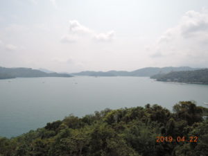 sun moon lake view from wenwu temple