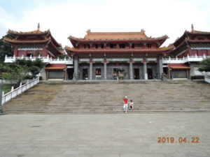sun moon lake wenwu temple front hall far