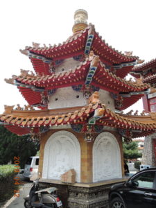 sun moon lake wenwu temple tower