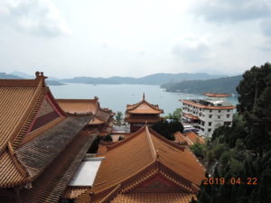sun moon lake wenwu temple view from rear hall1