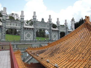 sun moon lake wenwu temple view from rear hall2