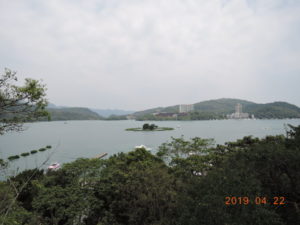 sun moon lake xuanguang temple view from observation deck