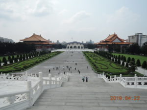 taipei chiang kai shek memorial hall view from hall