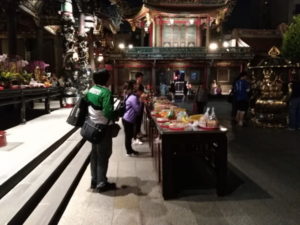 taipei longshan temple front hall inside