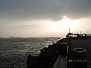 tamsui fisherman's wharf view from observation deck west