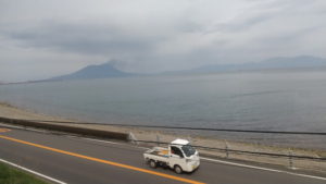 jr makurazaki view from train