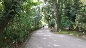 shiroyama park pathway