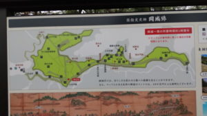 oka castle ruins map
