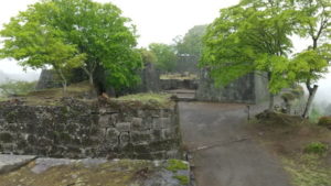 oka castle ruins nishinakashikiri view2
