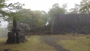 oka castle ruins sannomaru