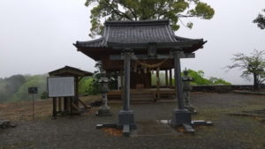 oka castle ruins tenman shrine