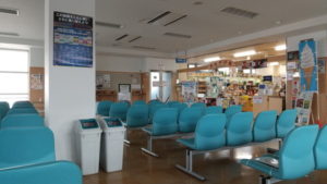 nishioita port ferry terminal inside 2f