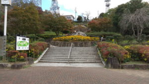 bizan park flower cascard steps