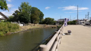 ruins of shozui castle moat