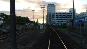 tokushima station view from west