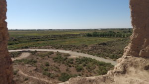 kyzyl kala view from inside