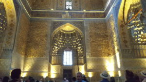 gur-emir mausoleum inside wall