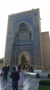 gur emir mausoleum main gate far