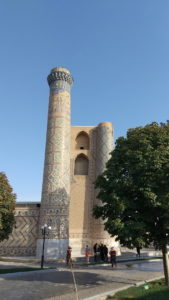 islam karimov street near the bibi khanum mosque