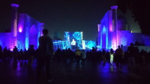 registan square projection mapping show 2nd