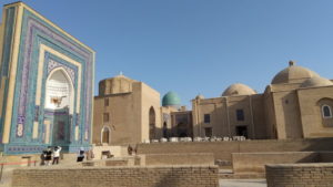 view from shakhi zinda center space