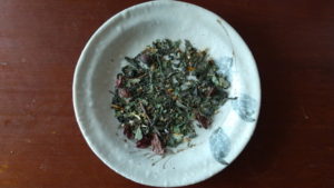 chorusu bazaar dried samarkand tea inside