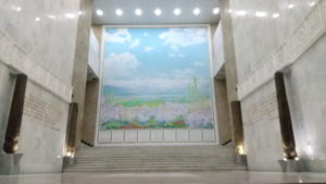 the state museum of histroy of uzbekistan steps