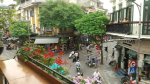 coffee a view from terrace