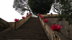 thang long imperial citadel main gate steps