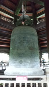 bai dinh pagoda bell tower inside