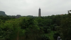 bai dinh pagoda view from bell tower