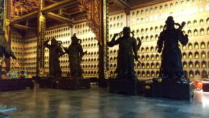 three pagodas temple inside statue5