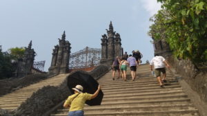 tomb of khai dinh first steps