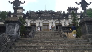 tomb of khai dinh- thien dinh palace far