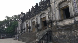 tomb of khai dinh- thien dinh palace near