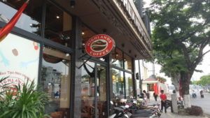 highlands cofffee danang exterior