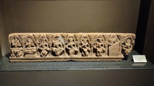 angkor national museum lintel navagraha