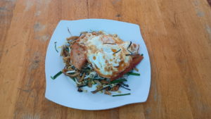 family rice noodle meat egg