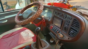 kampong phluk tour bus inside