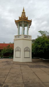 silver pagoda bell tower