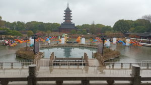 pan men fengjin gu view from attractive scenery pavilion