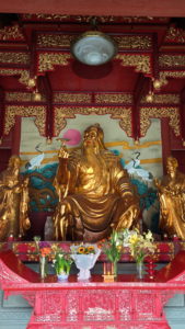 hangzhou wushan yaowangmiao gold statue