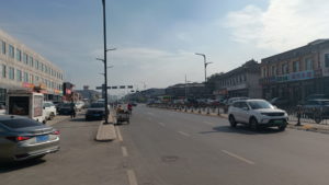 pingyao bus stop beimen landscape